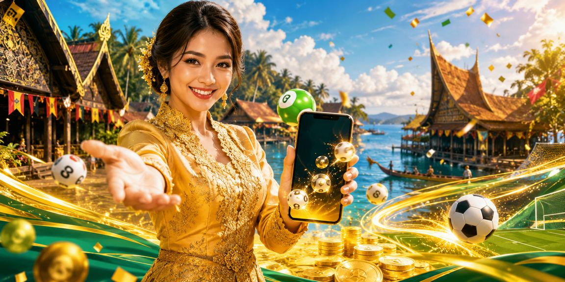 Pemain wanita Sarawak berpakaian kebaya menikmati permainan loteri kasino dalam talian